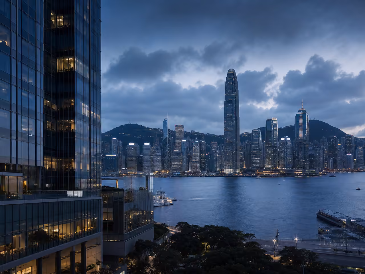 Hong Kong skyline representing Blackstone Digital’s international technology perspective.