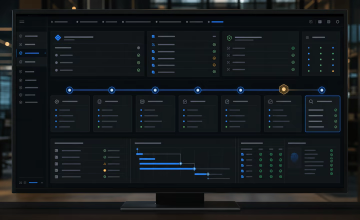 Enterprise recovery readiness interface with restore drill and integrity evidence